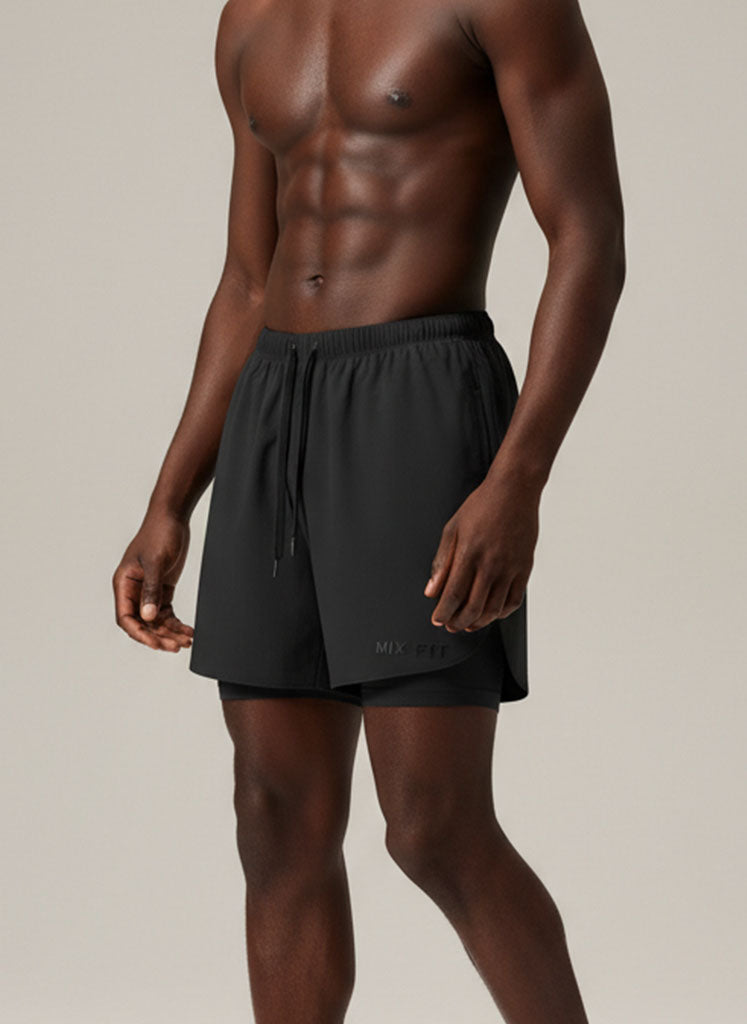 Limitless 2-In-1 Black - Short