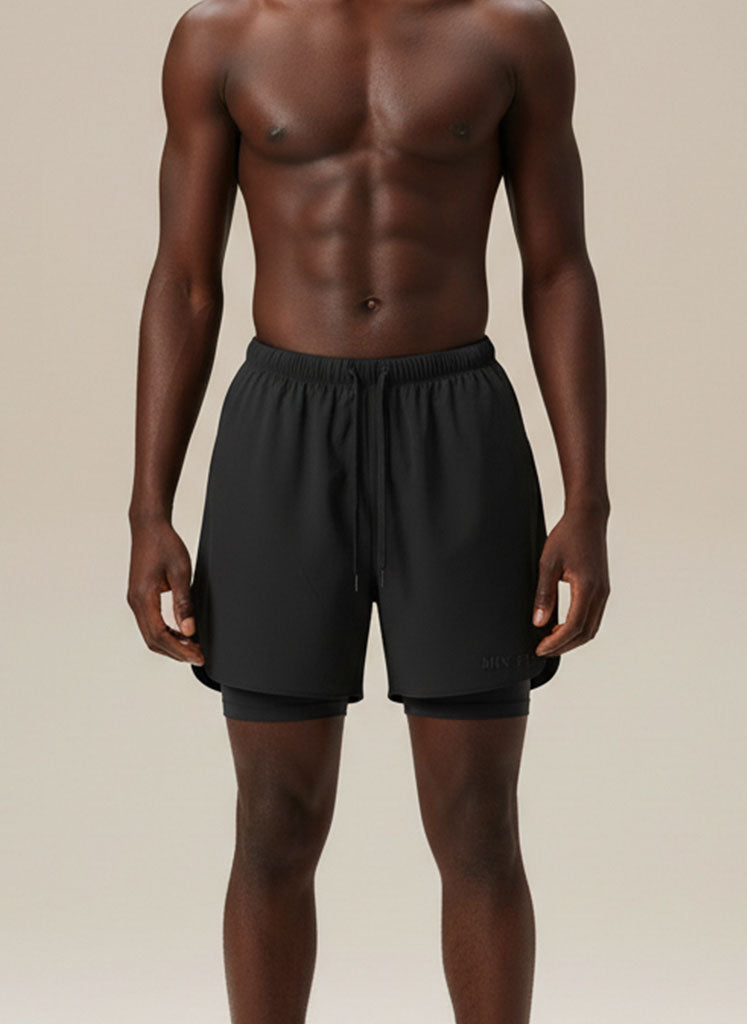 Limitless 2-In-1 Black - Short