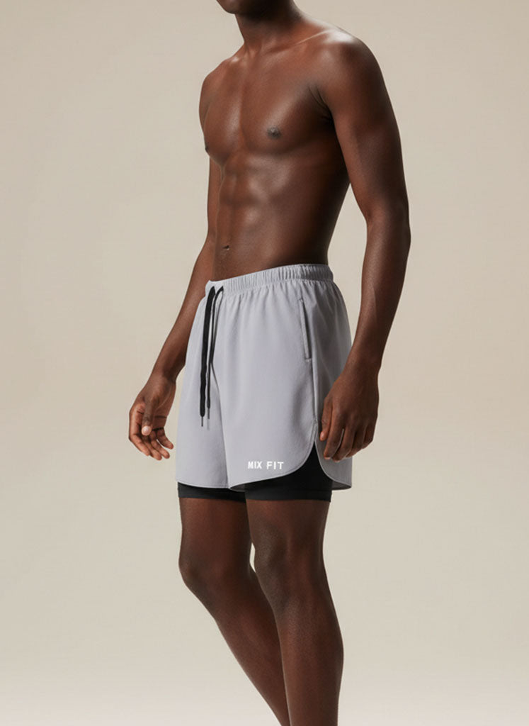 Limitless 2-In-1 Silver- Short