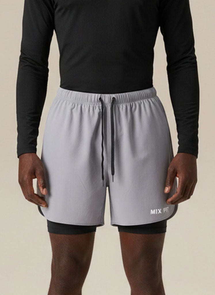Limitless 2-In-1 Silver- Short