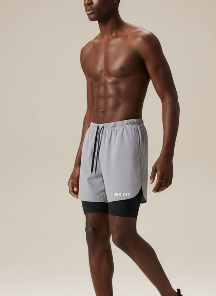 Limitless 2-In-1 Silver- Short