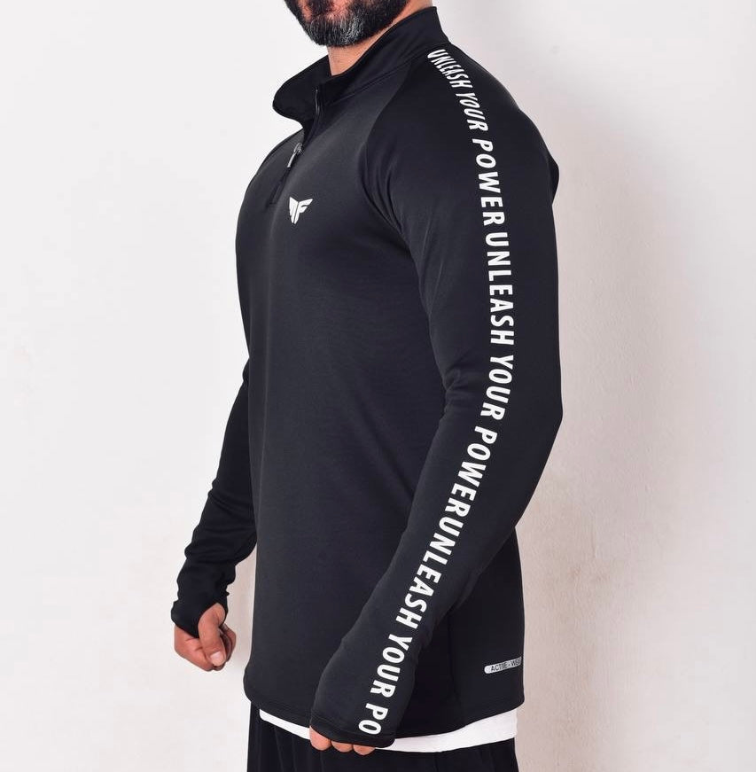 Long Sleeve Q Zipper T-Shirt