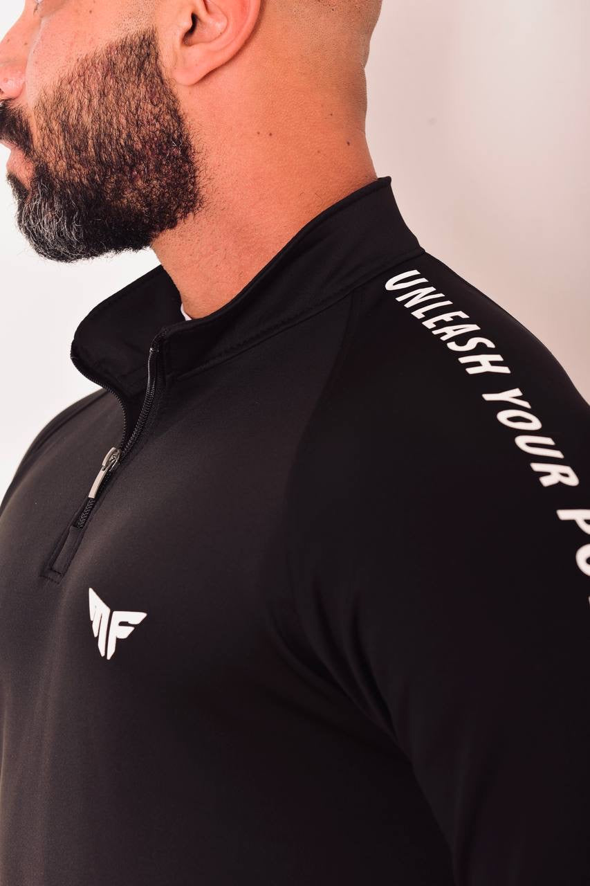 Long Sleeve Q Zipper T-Shirt