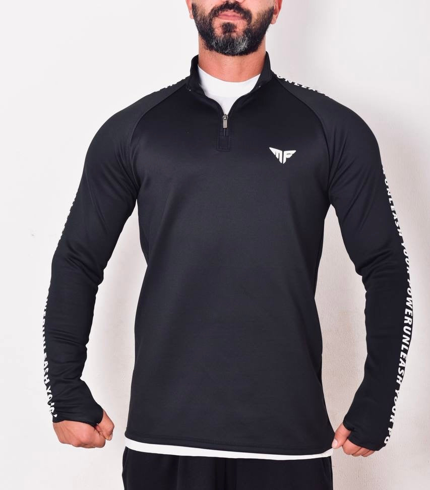 Long Sleeve Q Zipper T-Shirt