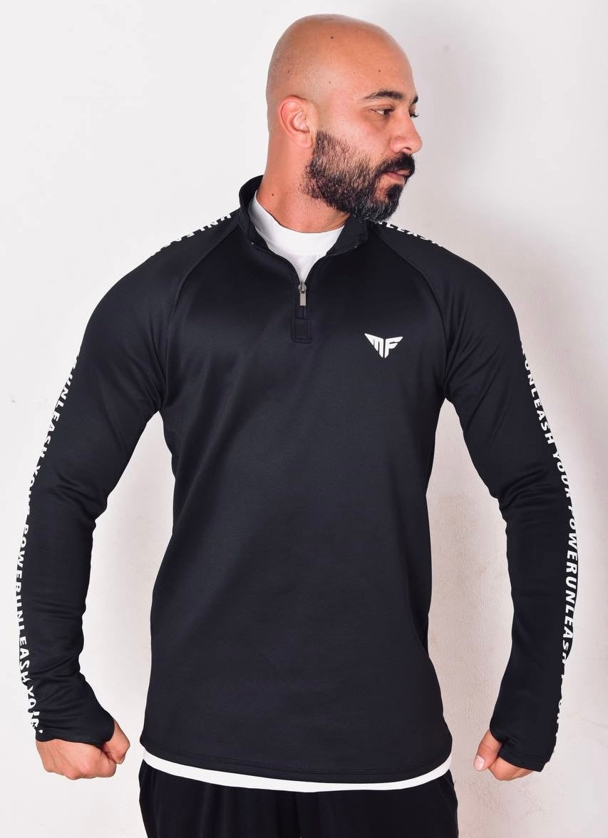 Long Sleeve Q Zipper T-Shirt