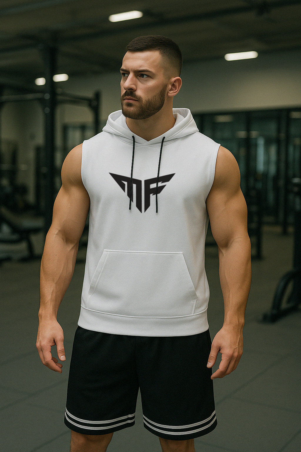Big Logo Sleeveless Hoodie