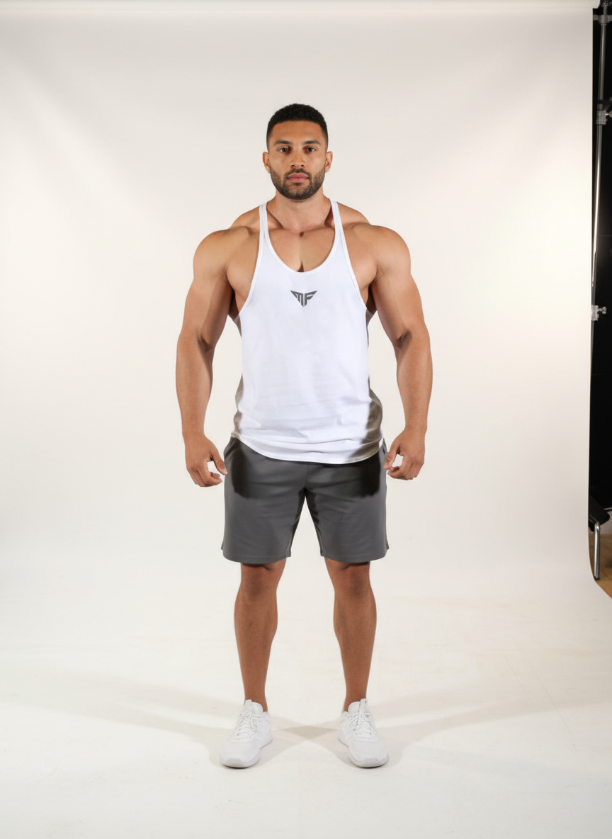 MF White Tank Top