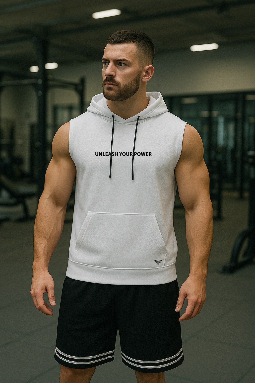 Unleash Your Power Sleeve Less Hoodie