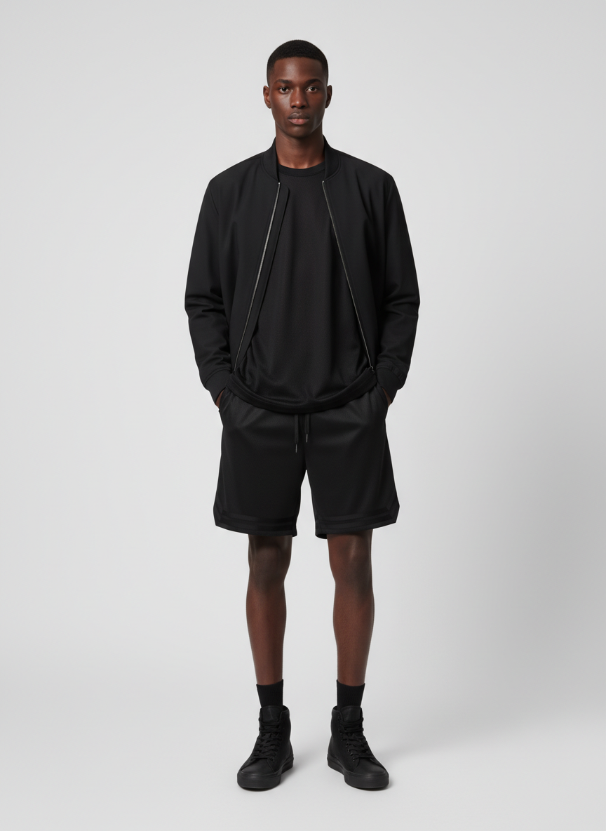 Basketball Black Short