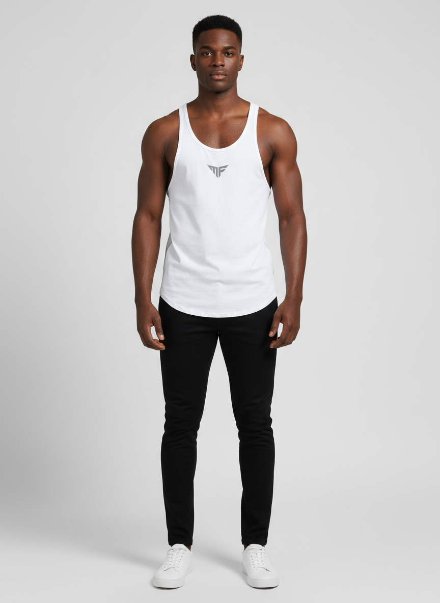 MF White Tank Top
