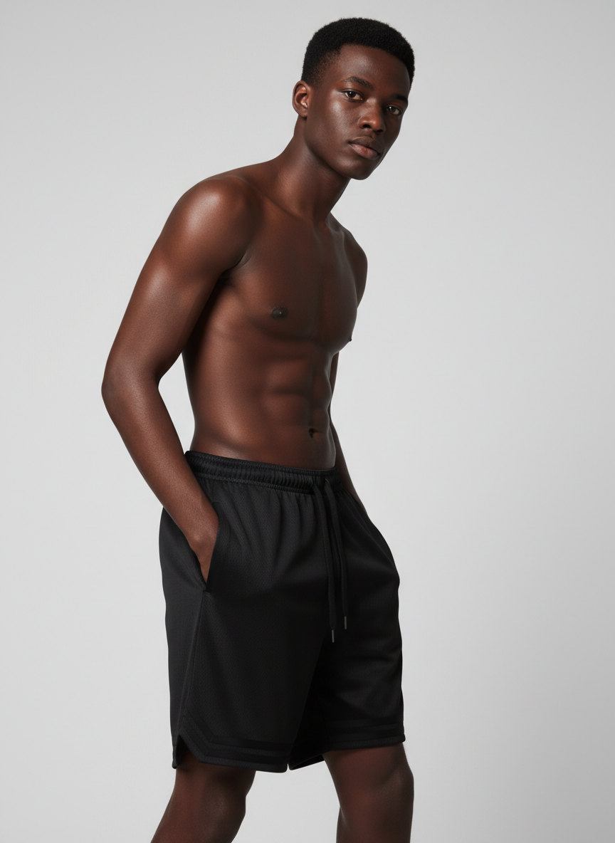Basketball Black Short