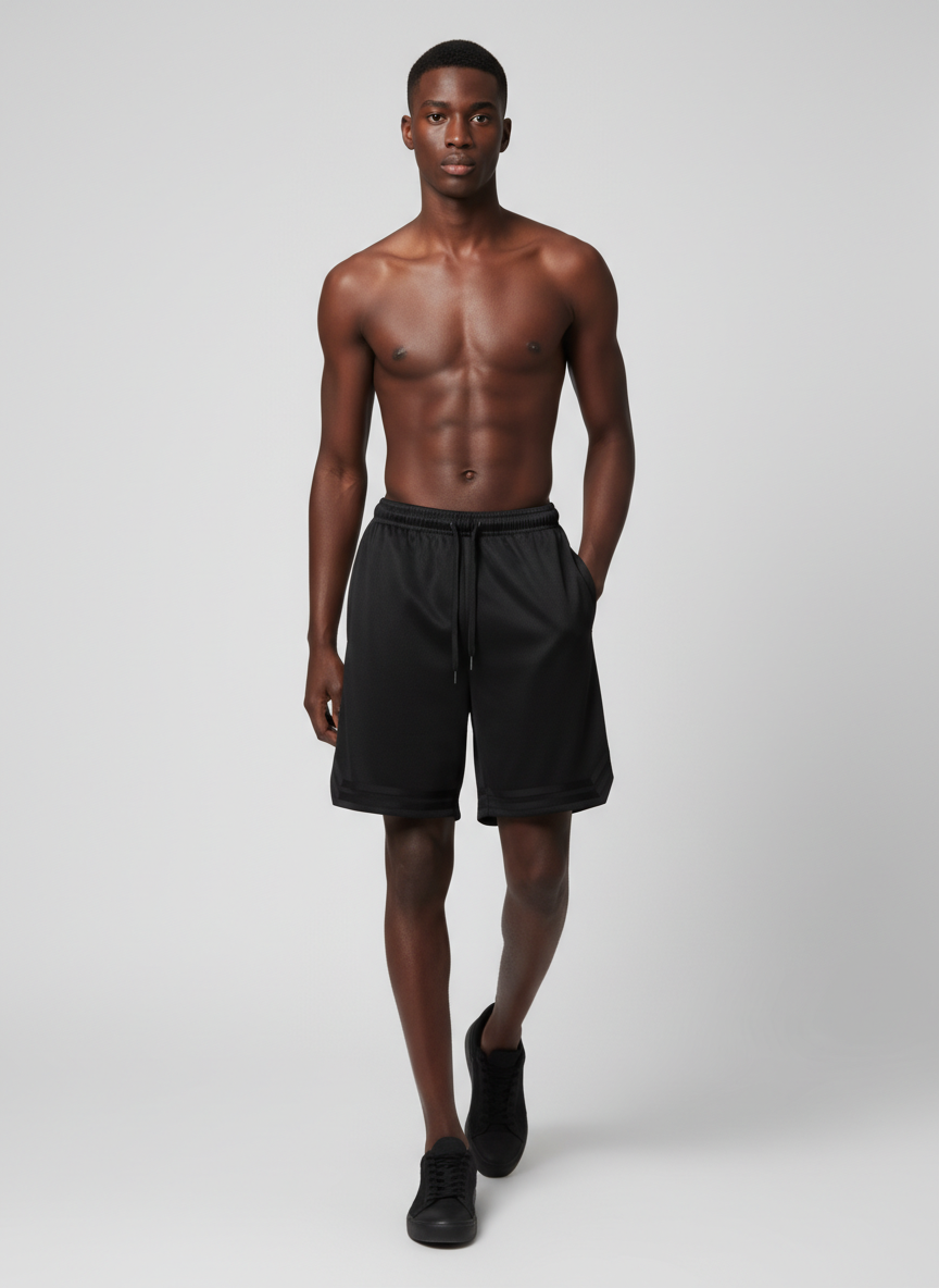 Basketball Black Short