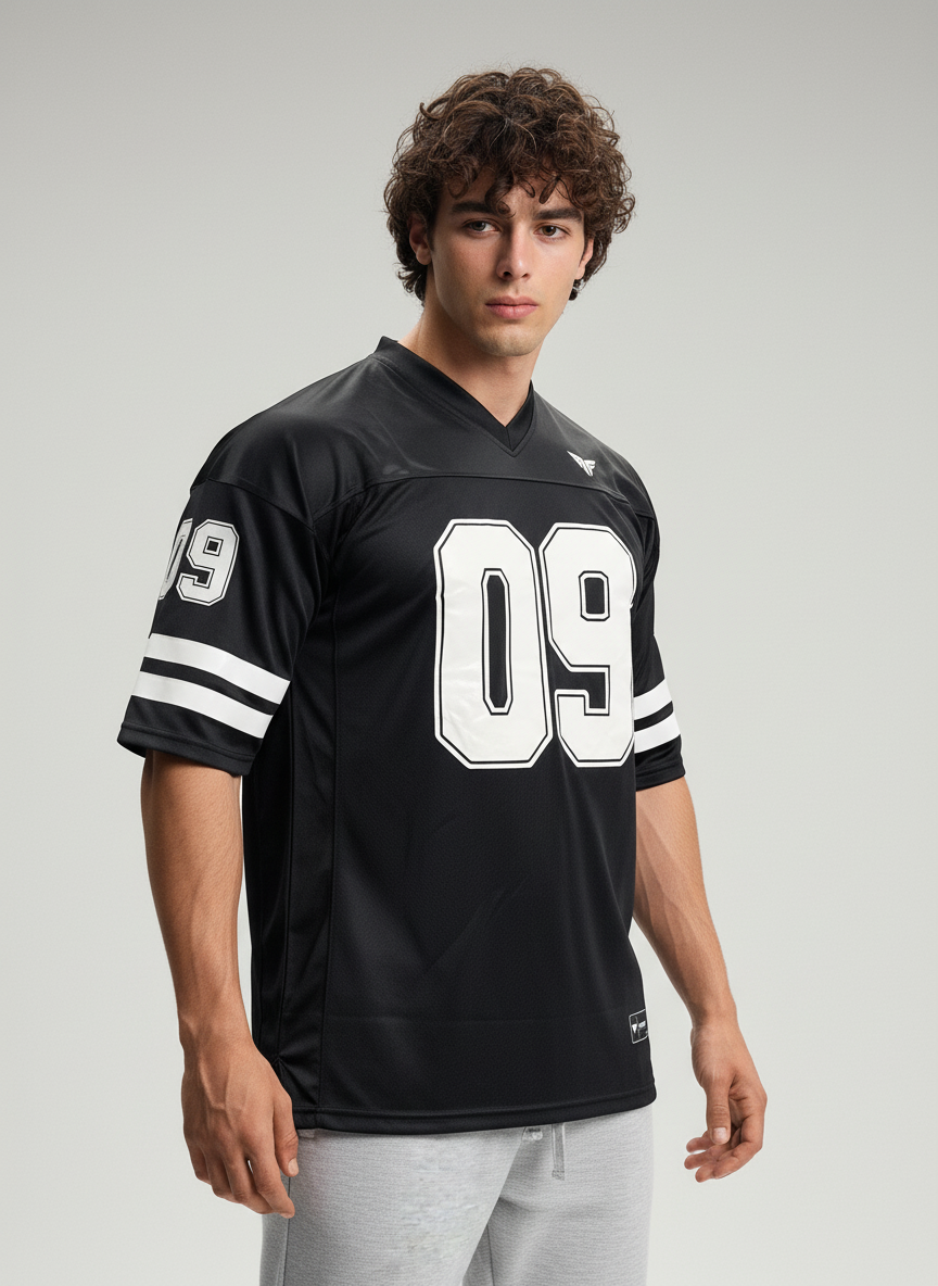 09 Jersey (Black) T-Shirt