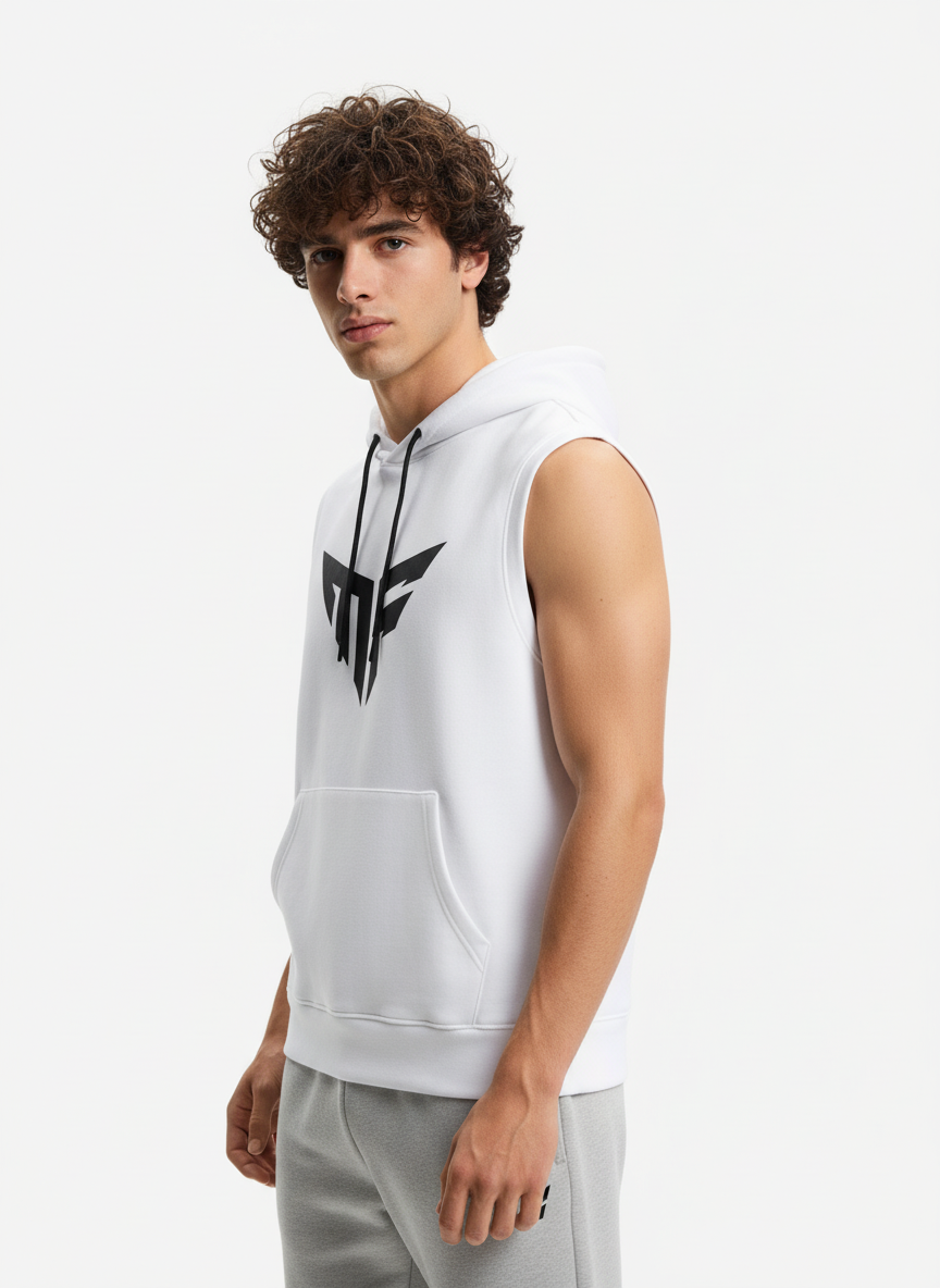 Big Logo Sleeveless Hoodie