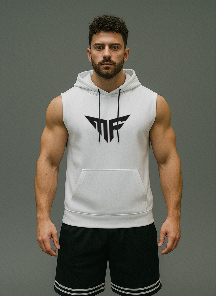 Big Logo Sleeveless Hoodie