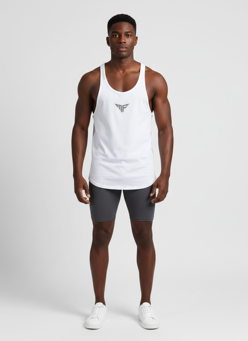 MF White Tank Top