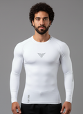 Long Sleeve (White) Compression T-Shirt