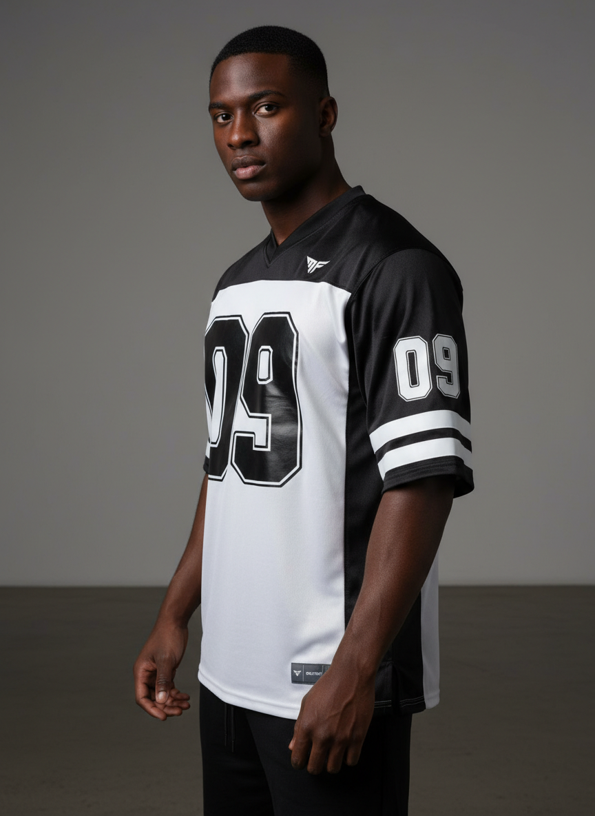 09 Jersey (White) T-Shirt
