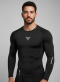 Long Sleeve (Black) Compression T-Shirt